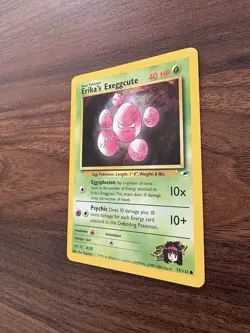 💥 Erika's Exeggcute (Gym Heroes Set Pokemon 2000) Vintage #77/132 NM - Image 4