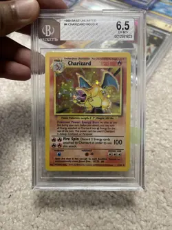 Charizard Base Set Pokemon HOLO BGS 6.5 🔥 Possible REGRADE CGC Or PSA 7-8 - Image 2