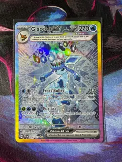 Glaceon ex 150/131 Prismatic Evolutions Special Illustration Rare Pokemon TCG NM - Image 1