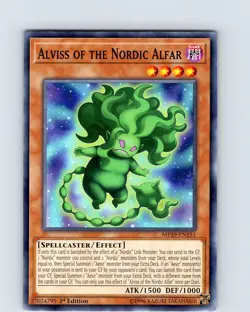 Yu-Gi-Oh TCG Alviss Of The Nordic Alfar MP19-EN151 1st Edition Common Card NM - Image 1