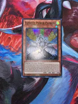 Yugioh! Elfnote Power Patron BPRO-EN013 Super Rare 1st Edition Near Mint - Image 1