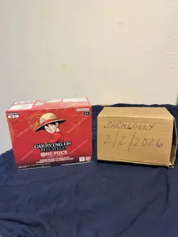 One Piece TCG OP-13 Carrying On His Will Booster Box ENGLISH Sealed + bonus card - Image 1