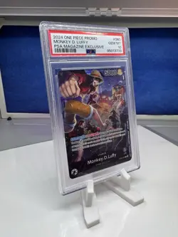 PSA 10 Monkey.D.Luffy (PSA Magazine) OP05-060 One Piece Promotion Cards Foil - Image 2