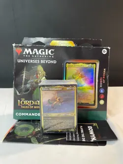 Magic: The Gathering The Lord Of The Rings Riders Of Rohan Commander Deck 13+ - Image 1