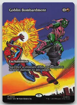 Goblin Bombardment (Borderless) M Normal Marvel Universe Eternal-Legal 23 NM - Image 1