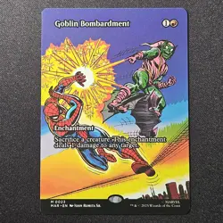 Goblin Bombardment (Borderless) - M - Marvel Universe Eternal-Legal #23 - NM - Image 1