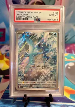 PSA 10 Articuno 161/159 Sv09: Journey Together Holo Pokemon TCG - Image 1