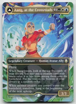 Aang, at the Crossroads (Borderless) R Avatar: The Last Airbender 304 NM - Image 1