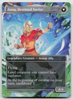 Aang, at the Crossroads (Borderless) R Avatar: The Last Airbender 304 NM - Image 2