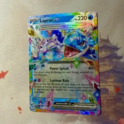 Lapras ex 032/142 Sv07: Stellar Crown Ultra Rare Holo Pokemon Card NM - Image 2