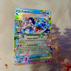 Lapras ex 032/142 Sv07: Stellar Crown Ultra Rare Holo Pokemon Card NM - Image 3
