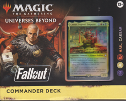 Magic the Gathering - Universes Beyond: Fallout - Hail, Caesar Commander Deck 195166228532 - Image 1