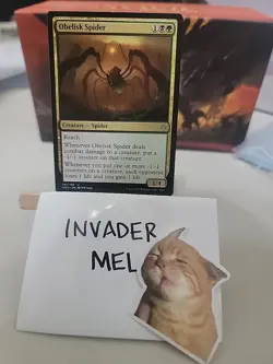 Obelisk Spider - LP- Magic the Gathering MTG Hour devastation black green counte - Image 5