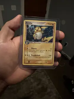 Pokemon TCG Raichu Base Set Shadowless Holo Rare Card 14/102 Vintage - Image 1