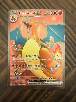Pokemon Card - Charizard ex #183/165 from 151 Full Art Ultra Rare NM - Image 1