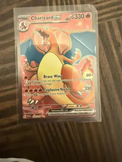 Pokemon Card - Charizard ex #183/165 from 151 Full Art Ultra Rare NM - Image 5