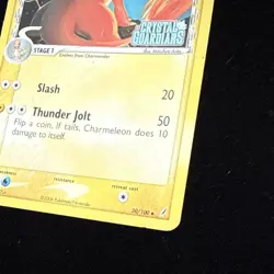 Charmeleon Reverse Holo 30/100 ex Crystal Guardians 2006 MP Pokemon Card - Image 2