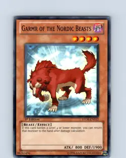 Yu-Gi-Oh TCG Garmr Of The Nordic Beasts STOR-EN012 1st Edition Common Card NM - Image 1