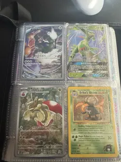 Pokemon Binder ( ALL CARDS SHOWN IN PHOTOS ) V’s, Vmax, Ex , Ar - Image 1