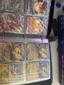 Pokemon Binder ( ALL CARDS SHOWN IN PHOTOS ) V’s, Vmax, Ex , Ar - Image 3