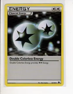 DOUBLE COLORLESS ENERGY NEXT DESTINIES SET POKEMON CARD 92/99 NM/M - Image 1