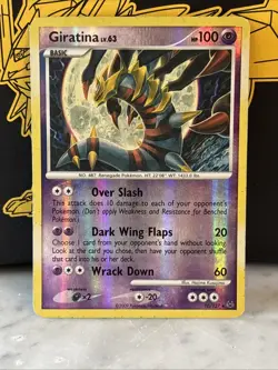 Pokemon TCG Giratina LV.63 Holo Rare Platinum Set 2009 Holo Card 10/127 - Image 3