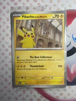 Pokemon x Natural History Museum: Pikachu at the Museum (sealed) Promo Card - Image 1