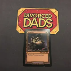 Divorced Dads Court of Chaos - Beer Gut - Discontinued card - Image 1