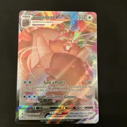 Greedent VMAX - 218/264 - Pokemon Fusion Strike Sword Shield Ultra Rare Card NM - Image 1