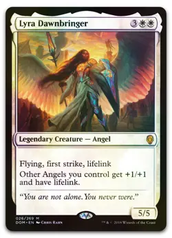 Lyra Dawnbringer #26 (Foil) (NM) Dominaria DOM Magic MTG - Image 1