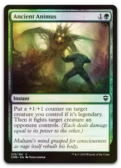 Ancient Animus #215 (Foil) (NM) Commander Legends CMR Magic MTG - Image 1