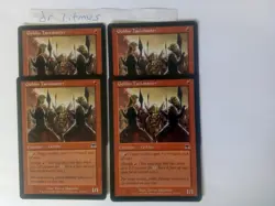 4x Goblin Taskmaster Morph Onslaught MTG Great Condition - Image 1