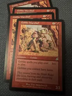 Mtg Goblin Warchief NM! Scourge - Image 1
