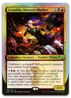 Grusilda, Monster Masher #132 (Foil) (NM) Unstable UST Magic MTG - Image 1