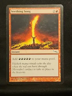 Mtg 🔥🔥 Seething Song 🔥🔥 Mirrodin MT/NM Regular Magic The Gathering - Image 1