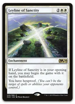 Leyline of Sanctity #26 (NM) Core Set 2020 M20 Magic MTG - Image 1