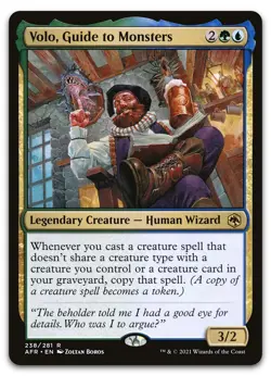 Volo, Guide to Monsters #238 (LP) Forgotten Realms AFR Magic MTG - Image 1