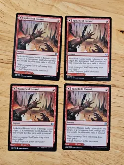 4x Spikefield Hazard *Playset* Zendikar Rising Uncommon Magic MTG WOTC M9240 - Image 1