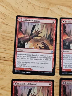 4x Spikefield Hazard *Playset* Zendikar Rising Uncommon Magic MTG WOTC M9240 - Image 2