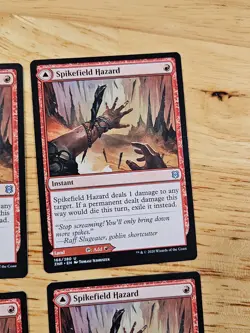 4x Spikefield Hazard *Playset* Zendikar Rising Uncommon Magic MTG WOTC M9240 - Image 3