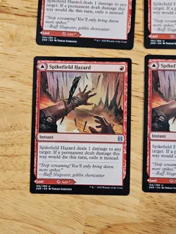4x Spikefield Hazard *Playset* Zendikar Rising Uncommon Magic MTG WOTC M9240 - Image 4