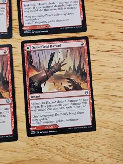4x Spikefield Hazard *Playset* Zendikar Rising Uncommon Magic MTG WOTC M9240 - Image 5