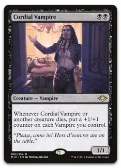 Cordial Vampire #83 (NM) Modern Horizons MH1 Magic MTG - Image 1