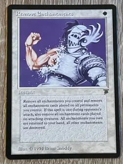 MTG - Remove Enchantments - Legends - NM English Magic 1994 - Image 1