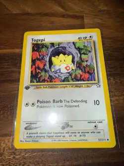 Pokemon Neo Genesis First Edition Togepi - Image 3