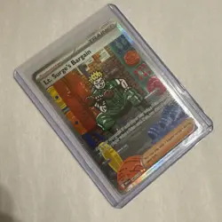 Pokemon TCG Lt. Surge’s Bargain SIR Trainer 185/132 Special illustration Rare - Image 3