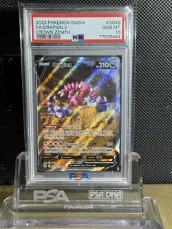 2023 Pokemon FA Drapion V #GG49 Full Art Galarian Gallery TCG SWSH Psa 10 - Image 1