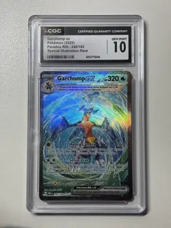 2023 Pokemon Paradox Rift Garchomp ex SIR 245/182 CGC 10 Gem Mint - Image 1
