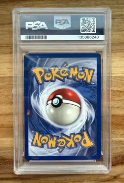 1999 POKEMON BASE SET UNLIMITED #12 NINETALES-HOLO PSA 8 - Image 2