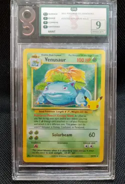 Pokemon Venusaur Celebrations 15/102 Graded 9 by Only Grading (Not PSA/BGS) - Image 1